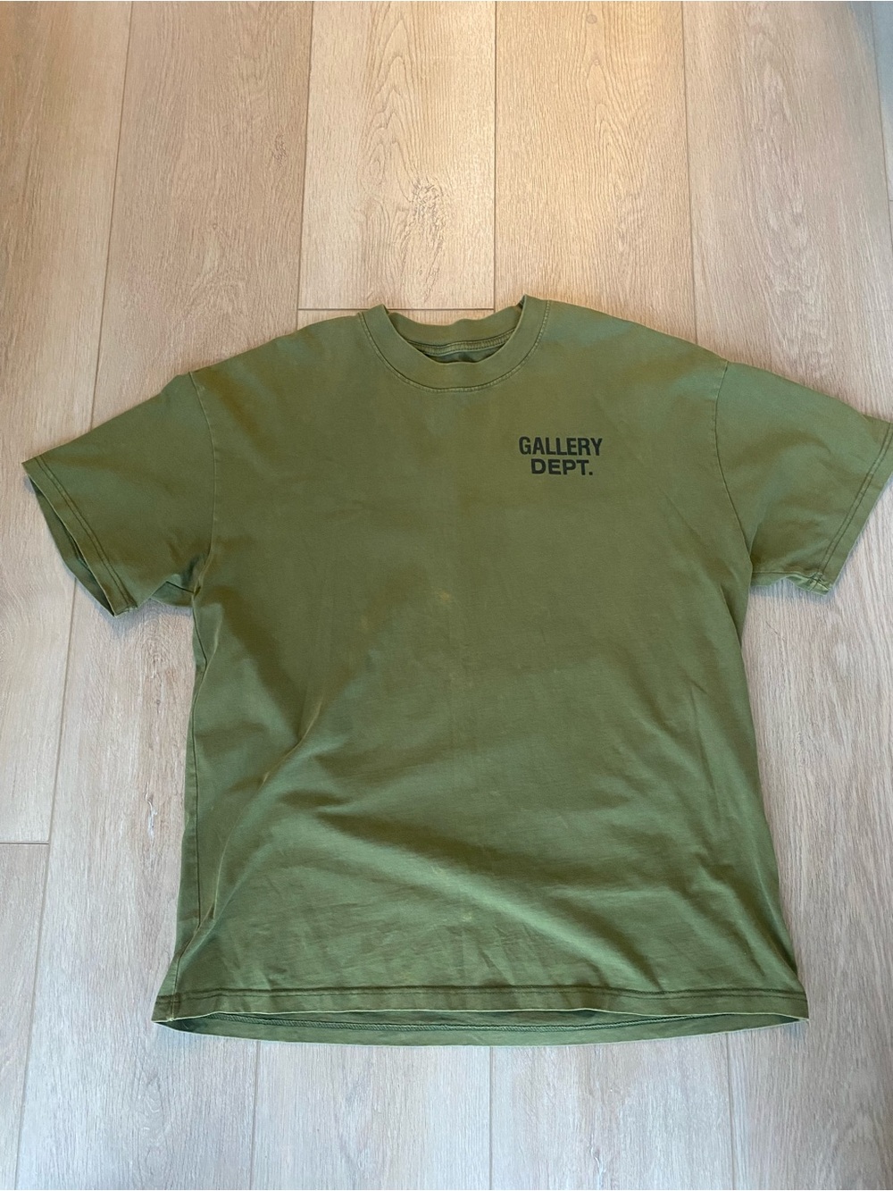 Gallery Dept Olive Green Logo Tee
